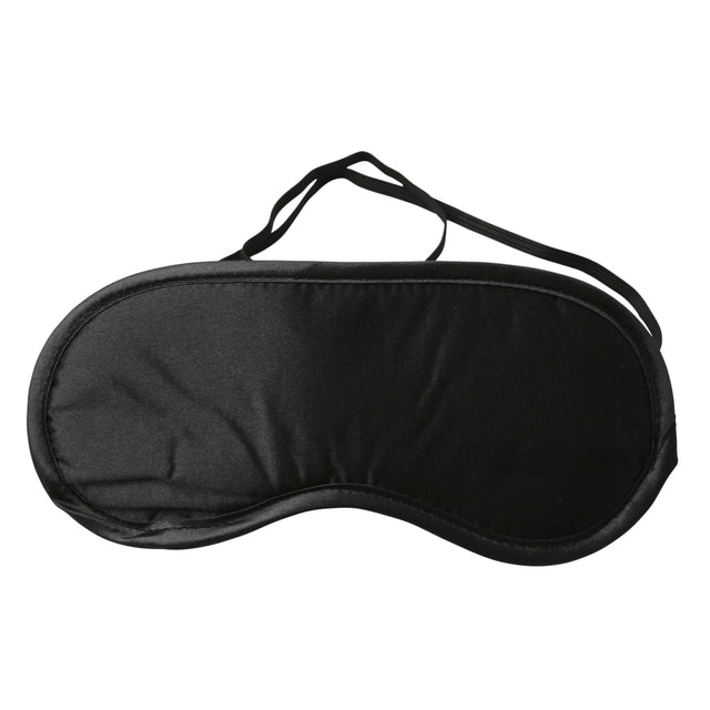 Sportsheets Double-Layered Satin Blindfold — Black - SS100-01