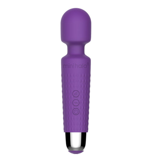 Viben Mini Halo Amethyst Rechargeable Mini Wand Massager - TMN-MH-3083