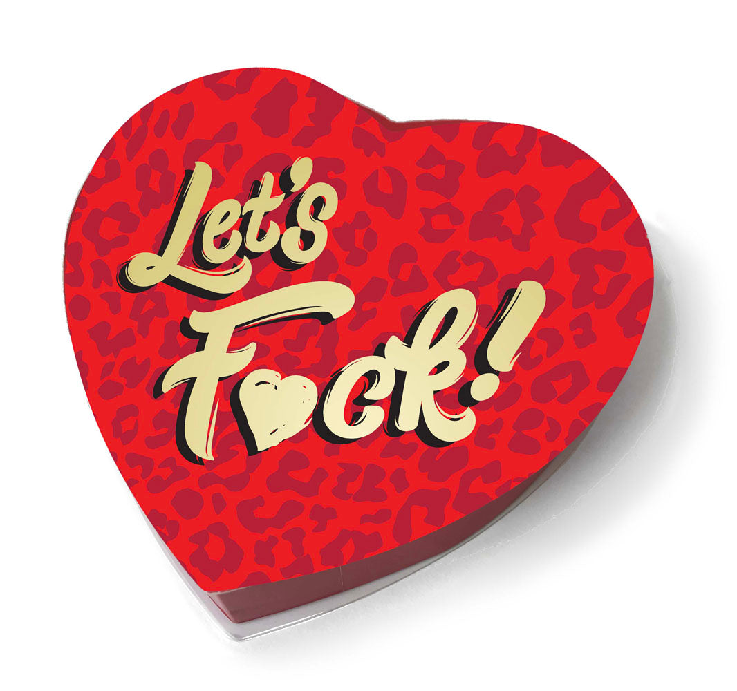 Little Genie Chocolate Heart Box — 6 Red Foiled Milk Chocolates - CP-932