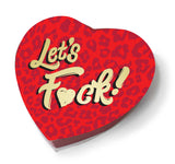 Little Genie Chocolate Heart Box — 6 Red Foiled Milk Chocolates - CP-932
