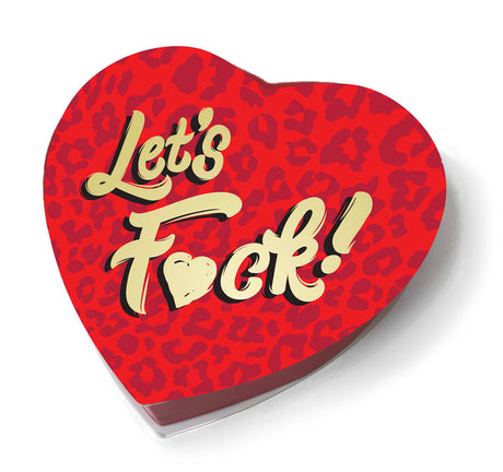 Little Genie Chocolate Heart Box — 6 Red Foiled Milk Chocolates - CP-932