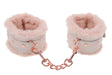 Sportsheets Peaches N Creame Faux Fur Handcuffs — Pink - SS09960