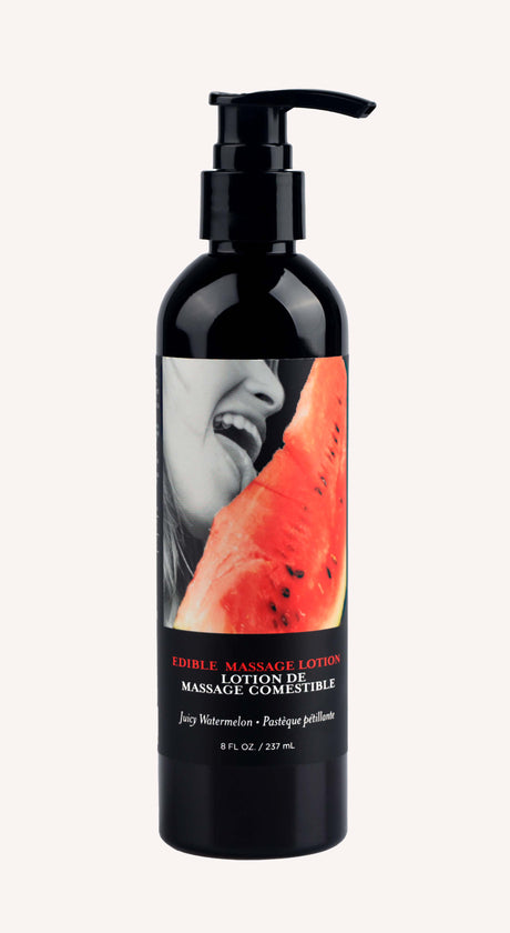 Earthly Body Edible Massage Lotion — Watermelon, 8 fl oz - EB-MLE004