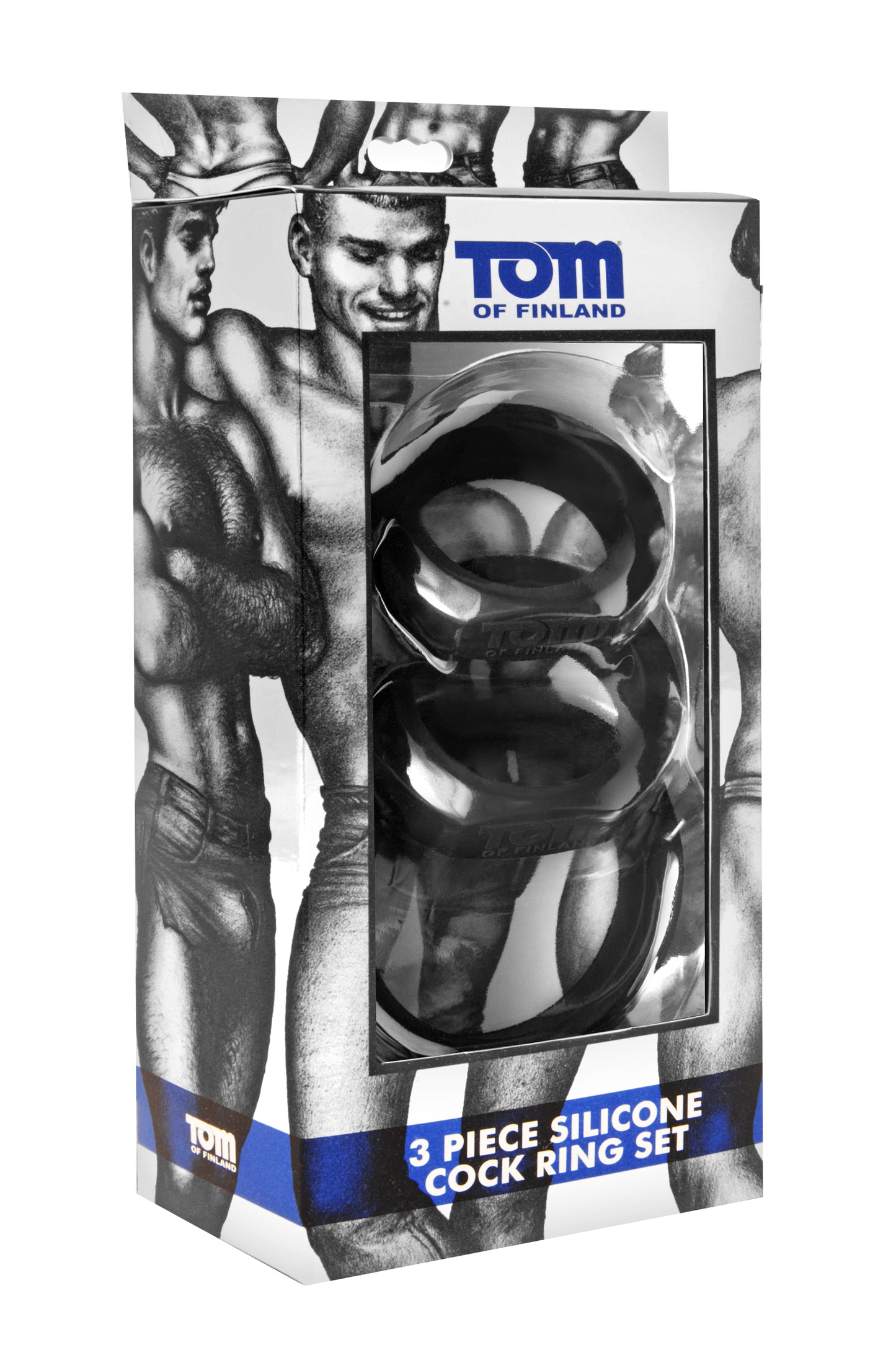 Tom of Fin 3 Pieces Silicone Cock Ring Set by XR Brands