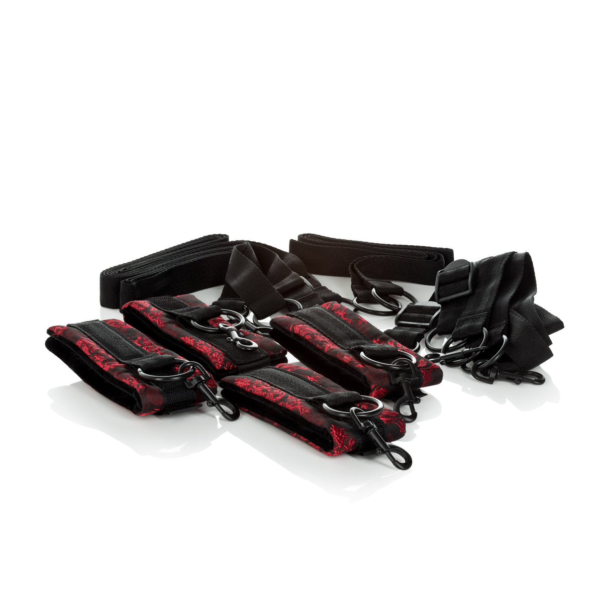 CalExotics Scandal Bed Restraints — Adjustable Wrist & Ankle Tethers - SE2712653