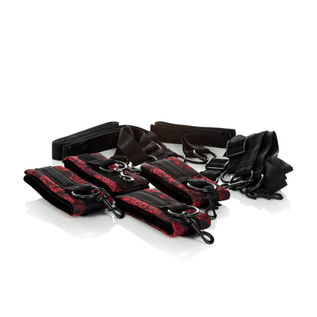 CalExotics Scandal Bed Restraints — Adjustable Wrist & Ankle Tethers - SE2712653
