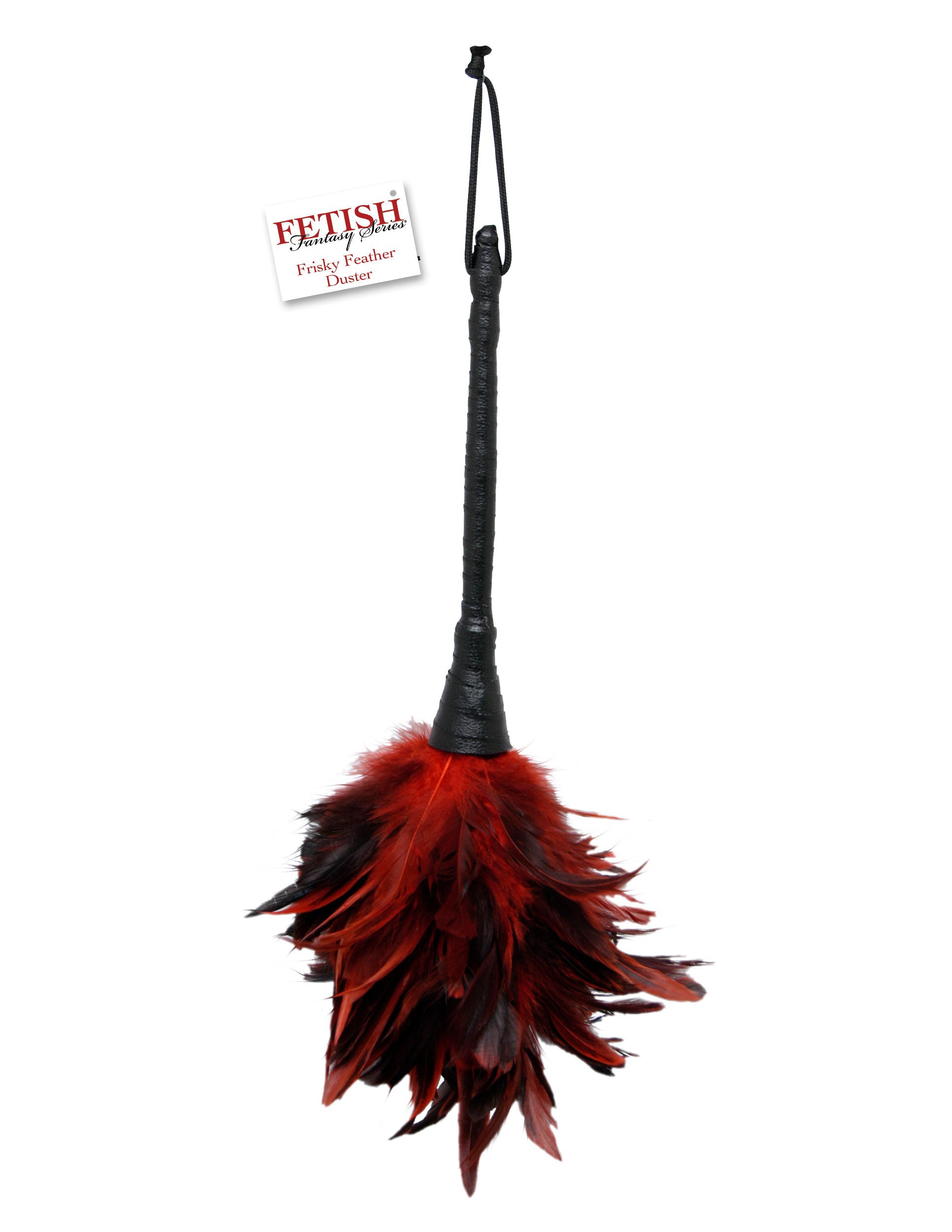 Fetish Fantasy Series Frisky Feather Duster - Red/ Black by Pipedream