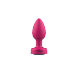 Viben Twila Twirling Light-Up Vibrating Anal Plug with Purple Gem & Pink Heart Remote - VB-CC9159