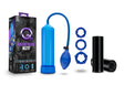 Blush Quickie Kit Go Big — Pump, Rings & Sleeve, Blue - BL-50122