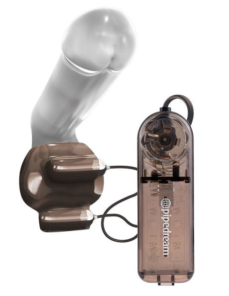 Classix Dual Vibrating Ball Teaser - Black/smoke by Pipedream