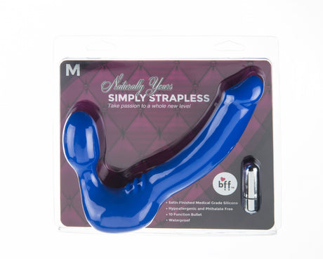 Ignite Cockrings Simply Strapless — Medium Harness-Free System (Blue) - SI-62412
