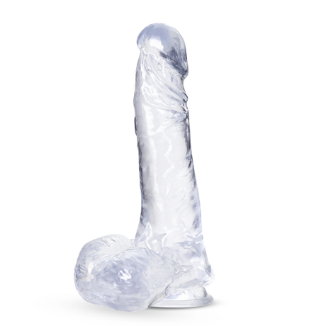 Blush B Yours Plus Dildo — Clear, 8 in - BL-88819