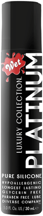 Wet Platinum Luxury Silicone Lubricant - 1 Fl. Oz.