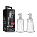 Blush Temptasia Nipple Pumping Cylinders, Set of 2 (1 Inch, Clear) - BL-09711