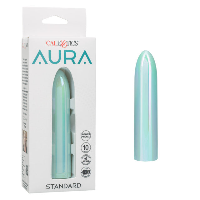 CalExotics Aura Standard Vibrator — Teal - SE0648103