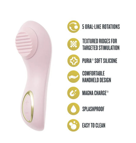Blush Delice Dahlia Stimulating Personal Massager, Pink - BL-22610