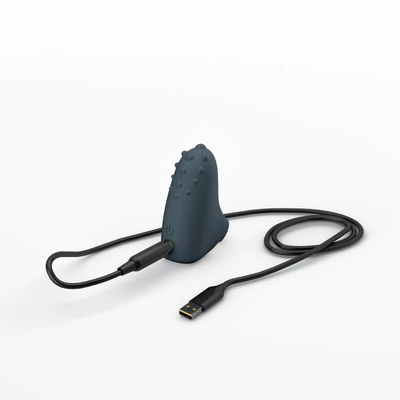 Dorcel Magic Finger Rechargeable Vibrator — Grey - DL1601