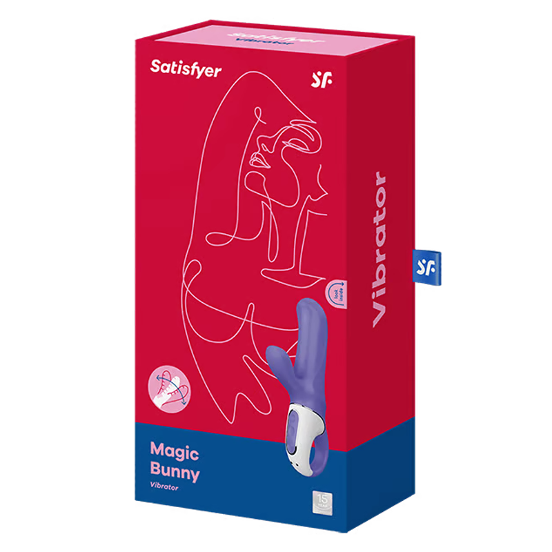Satisfyer Magic Bunny Rechargeable Silicone Rabbit Vibrator - SAT-MAGICBNNY