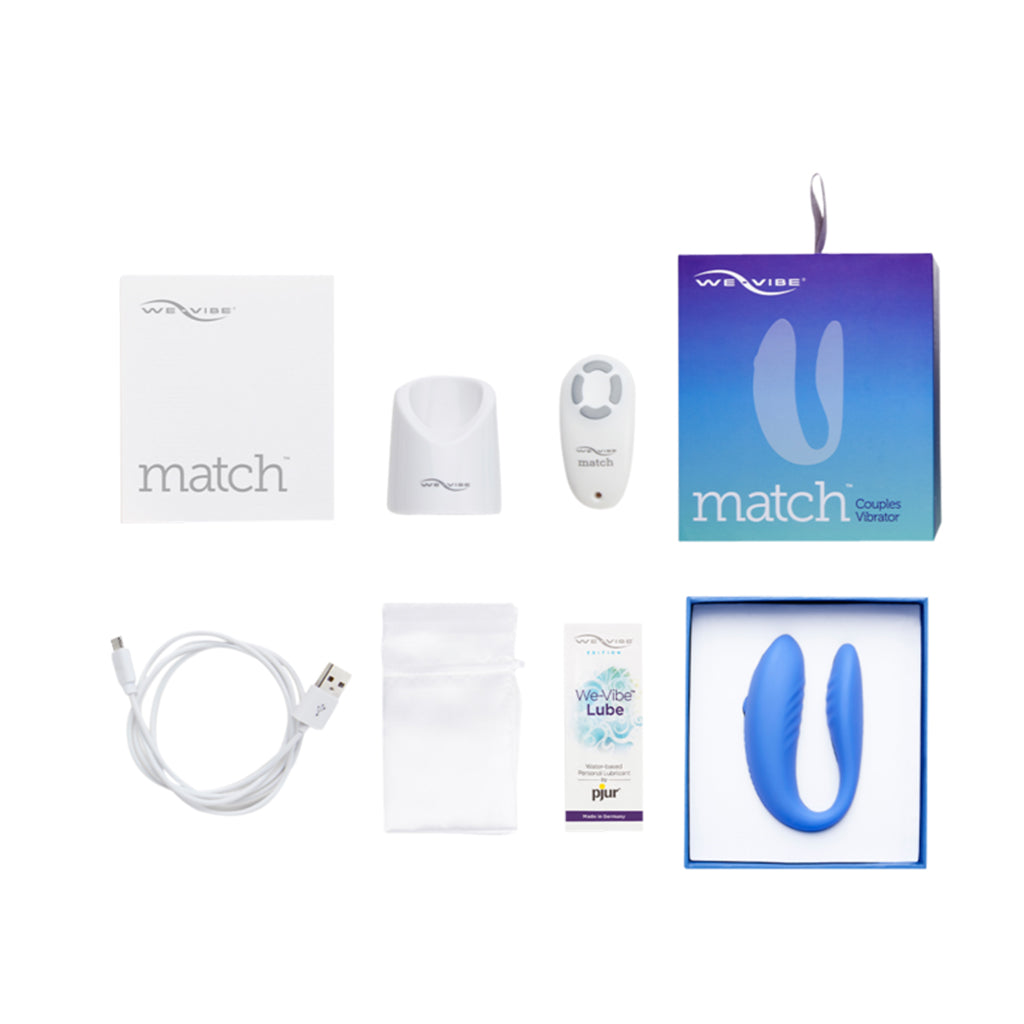 We-Vibe We‑Vibe Match Couples Vibrator — Periwinkle - WE0919