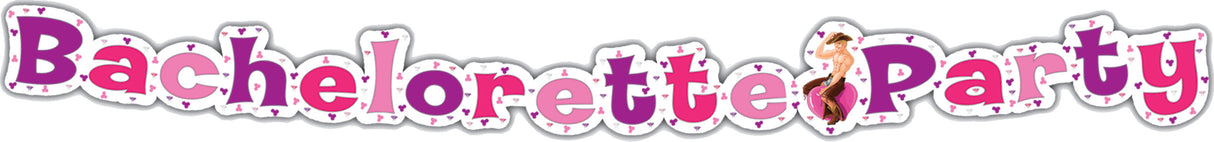 Bachelorette Party Letter Banner by Hott Products