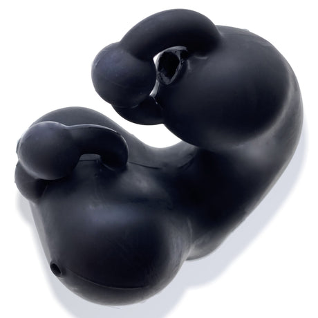 OXBALLS Meatlocker Electro Chastity Device — Black Ice - OX-3049-BLIC