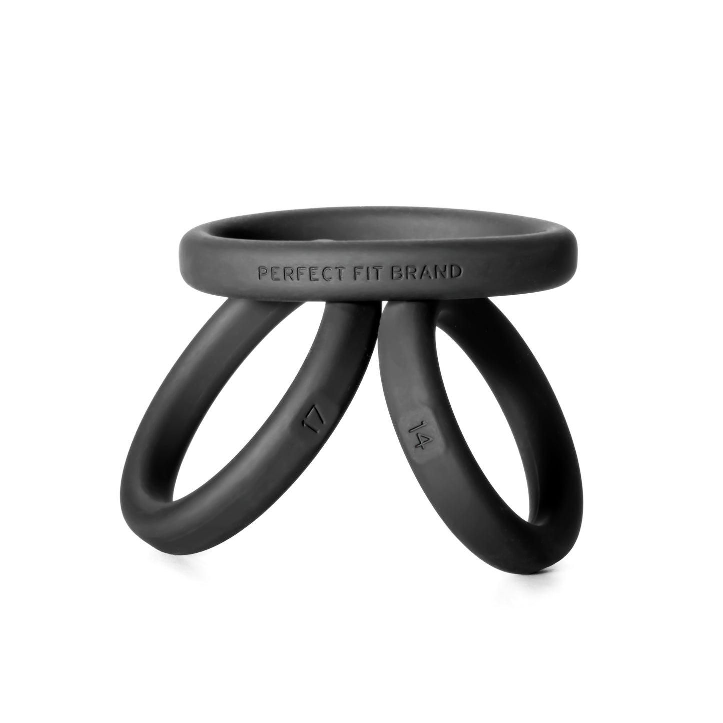 Xact- Fit 3 Premium Silicone Rings - #14, #17, #20 by Perfect Fit