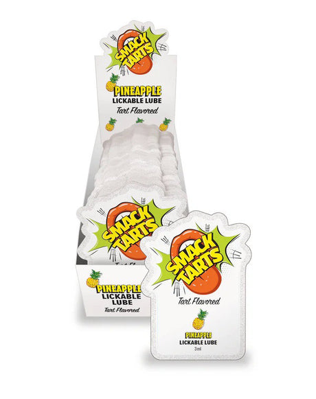 Little Genie Smack Tarts Lube Pouches, Sour Pineapple — 36 × 3ml - LG-BT453PD