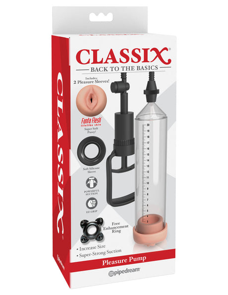 Pipedream Classix Pleasure Pump with FantaFlesh Sleeve - PD1975-00
