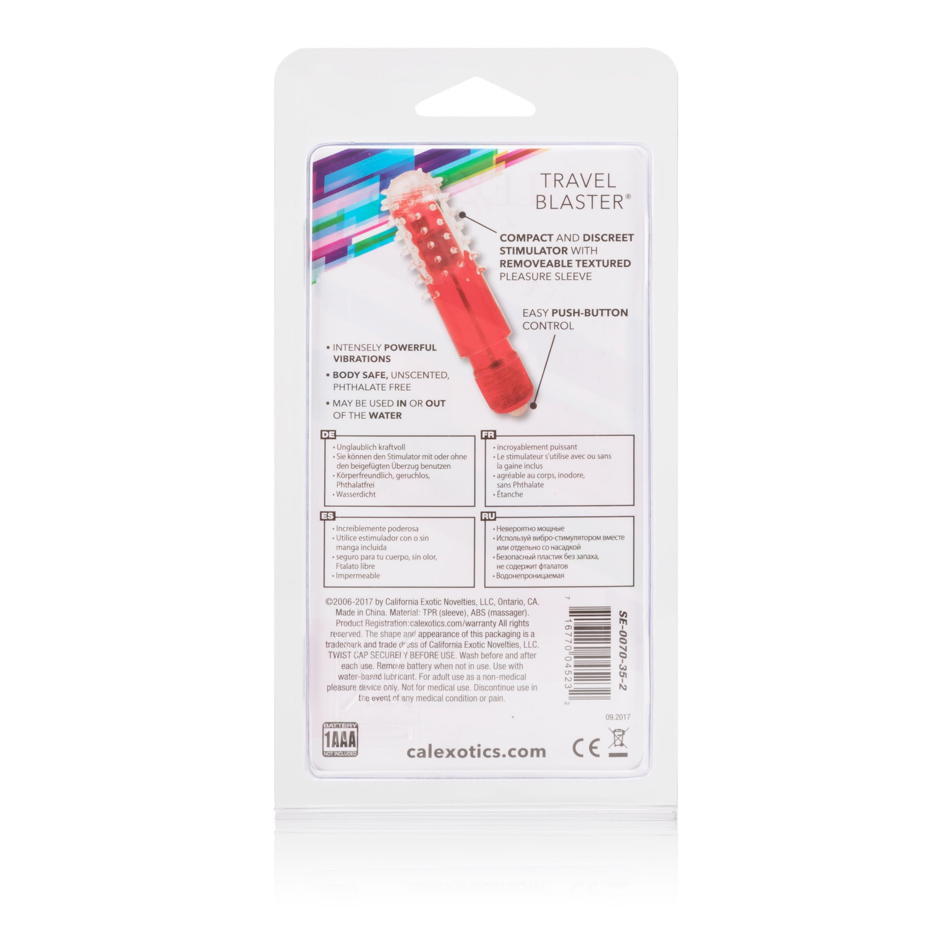 Travel Baster - Red by CalExotics