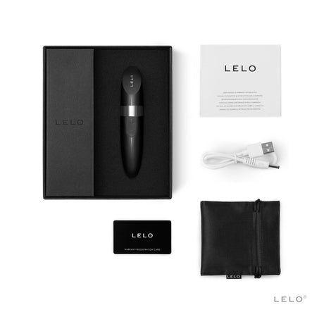 LELO Mia 2 Lipstick Vibrator — USB Rechargeable, Black - LO7748