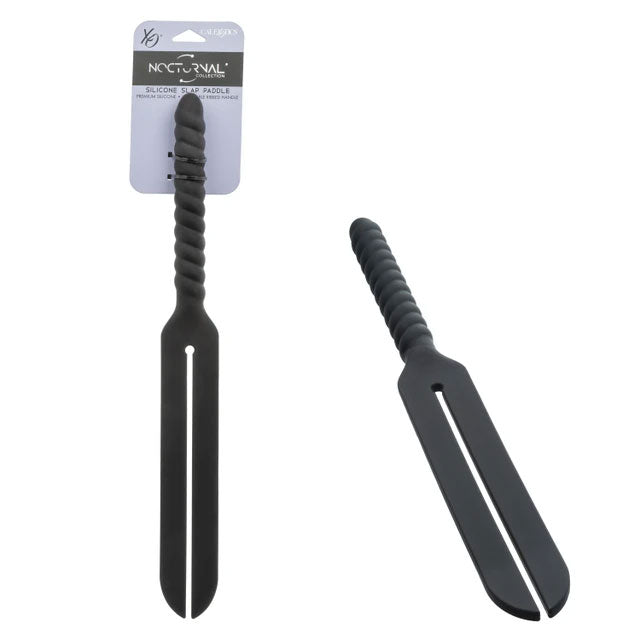 CalExotics Nocturnal Silicone Slap Paddle — Split Face, Insertable Handle, 16 in - SE2678532