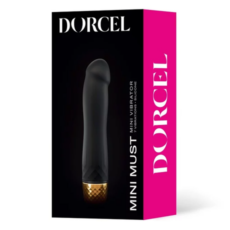 Dorcel Mini Must Gold Compact Vibrator, 4.92 in, 7 Modes - DL2011