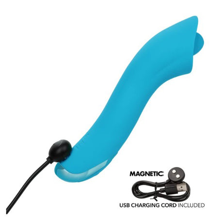 CalExotics Kroma Turbo Exciter Mini Rechargeable Massager, Blue - SE4406653