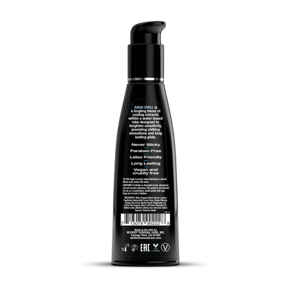 Aqua Chill Water Based Cooling Lubricant - 4 Fl. Oz. by Wicked Sensual Care
