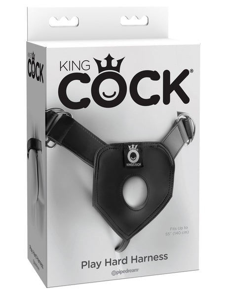 Pipedream King Cock Play Hard Strap-On Harness with Suction Base - PD5631-23
