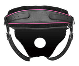 XR Brands Flamingo Low-Rise Strap-On Harness, Pink Accents - SU-AE570