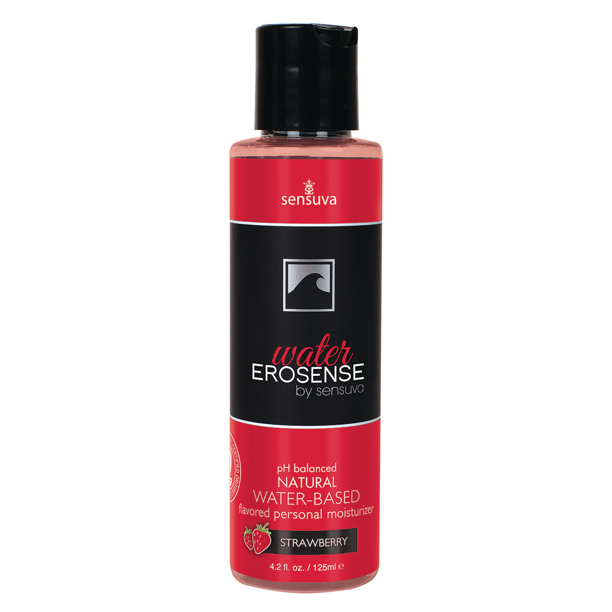 Sensuva Natural Water-Based Personal Moisturizer — Strawberry, 4.23 fl oz - SEN-VL362