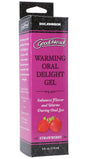 Doc Johnson Goodhead Warming Oral Delight Gel — Strawberry, 4 fl oz - DJ1361-13-BX