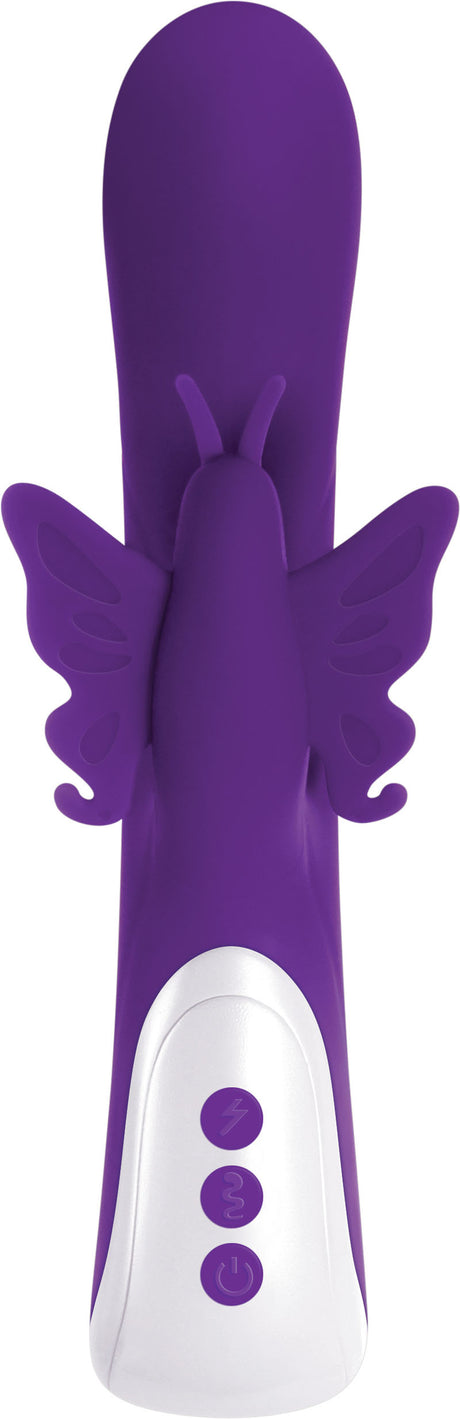 Evolved Novelties Twirly Butterfly Rechargeable Twirling Vibrator - EN-RS-2926-2