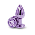 nsnovelties Rear Assets Medium Anal Plug, Purple - NSN-0964-15