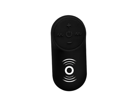 XR Brands Silicone Rechargeable Bullet Vibrator with Remote - UC-AF946