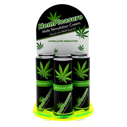 Body Action Hempleasure Arousal Cream for Men — 6 x 0.5 oz - BA-6HMPFM05