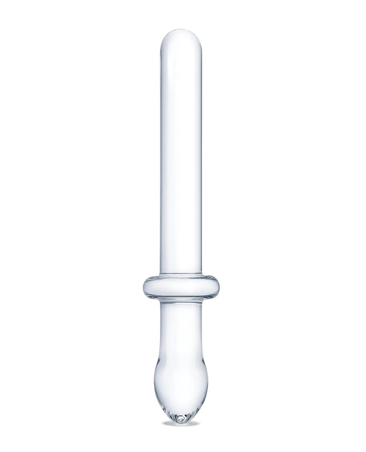 Electric Novelties 9.25 Inch Clear Dual-Ended Glass Dildo - GLAS-166