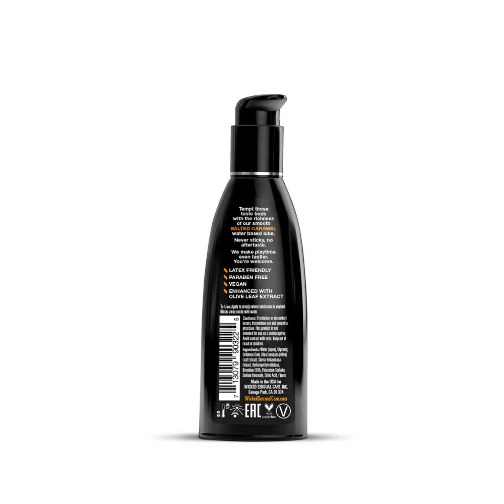 Wicked Sensual Care Aqua Salted Caramel Water-Based Lubricant, 2 fl oz - WS-90322