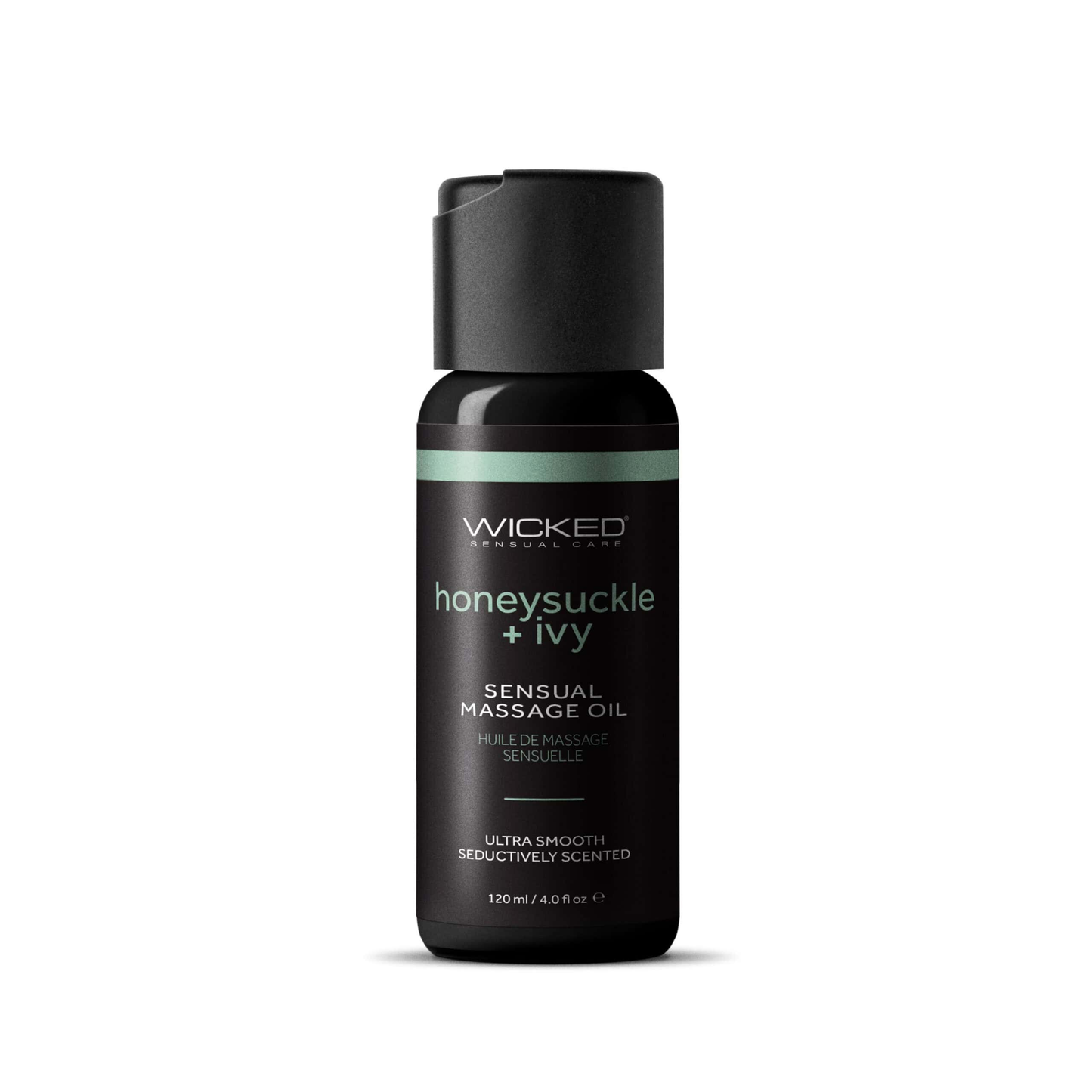 "Wicked Sensual Massage Oil Honeysuckle Ivy 4 Fl Oz WS-90976"