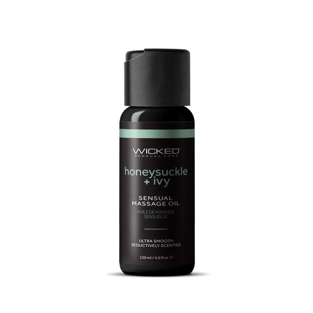 Wicked Sensual Care Wicked Sensual Massage Oil — Honeysuckle & Ivy, 4 fl oz - WS-90976