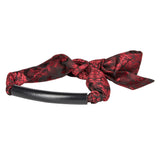 CalExotics Scandal Bar Gag with Red & Black Brocade Ties - SE2712083