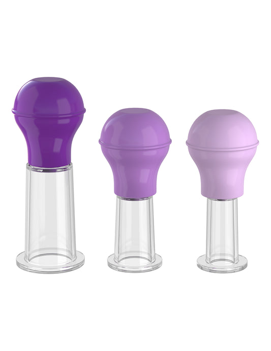 Pipedream Fantasy For Her Nipple Enhancer Set — Petite Suction Pumps - PD4960-12