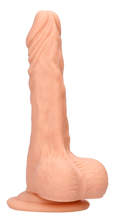 Shots 7-Inch Realistic Dildo with Testicles — Flesh TPE - SH-REA094FLE