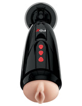 Pipedream PDX Elite Dirty Talk Starter Stroker — Rechargeable Voice & Vibe - PDRD524